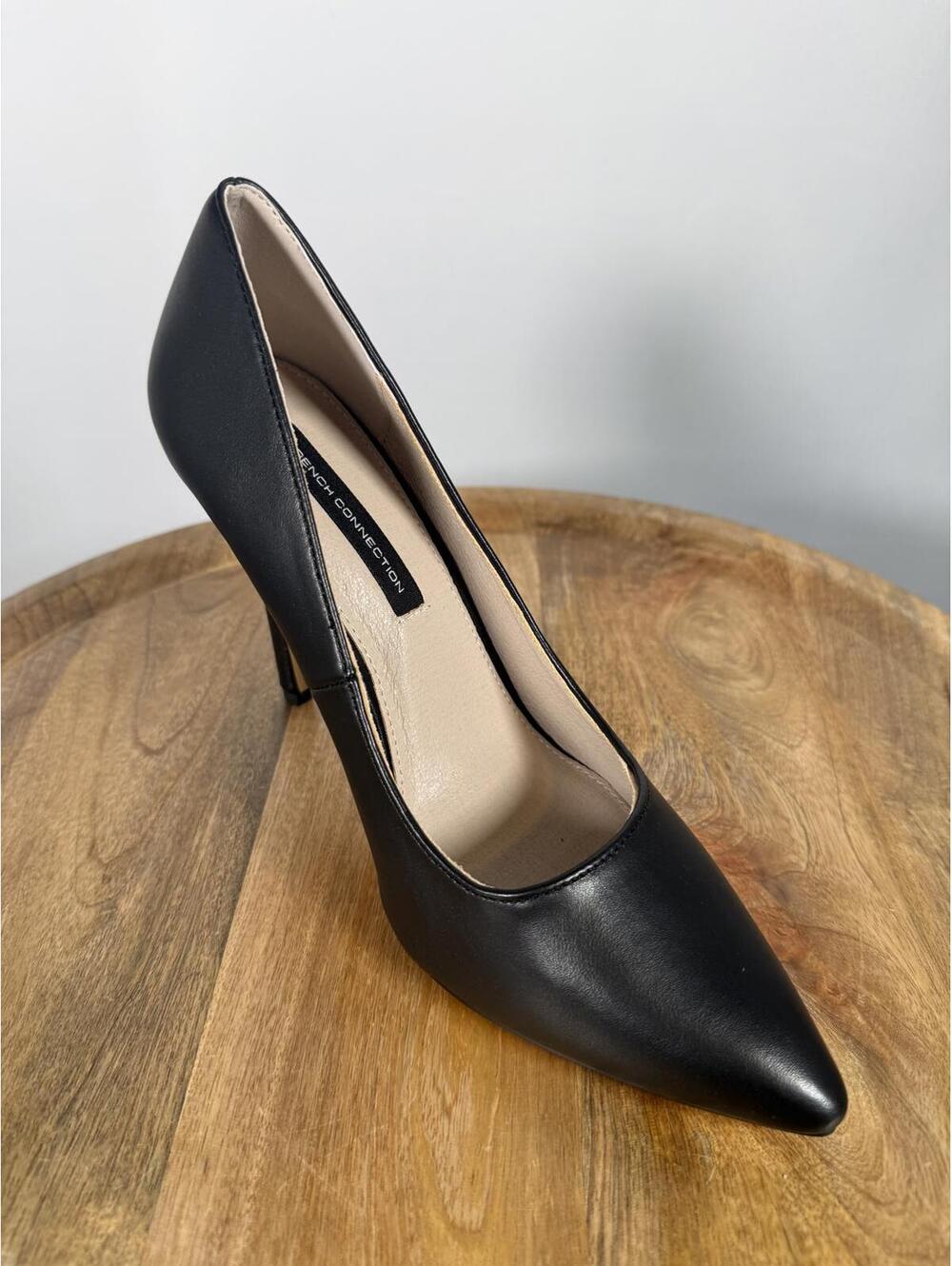 French Connection Black Pointed Toe Heels Classic Pump Women's Size 7.5 NWB - Picture 6 of 11